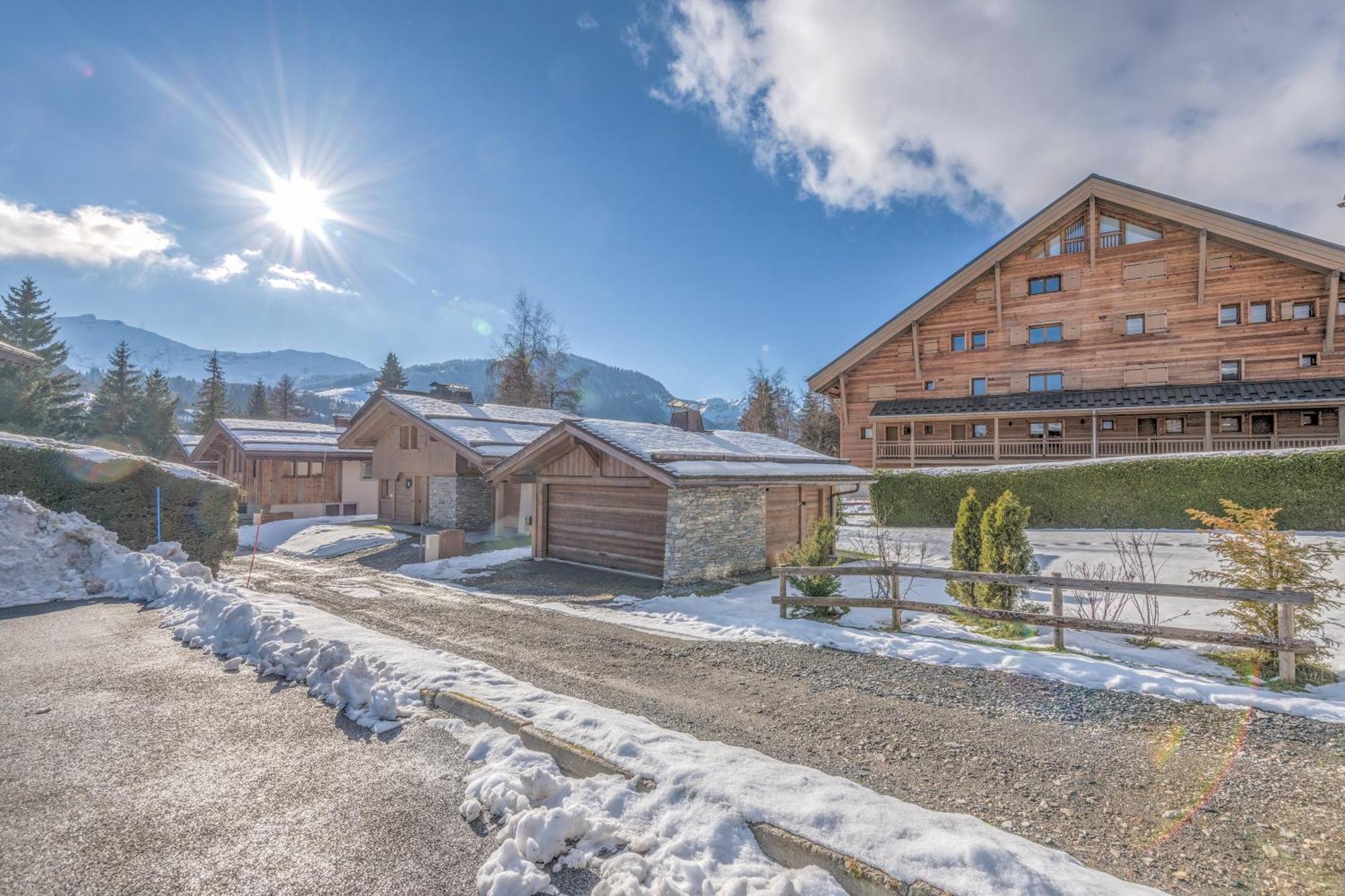 Arboreve - Station De Ski A Pied Vue Montagne Megève Extérieur photo